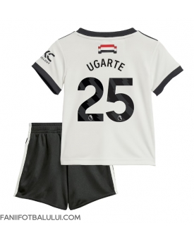Manchester United Manuel Ugarte #25 Echipament de Fotbal Replică 2024-25 Copii Treilea (+ Șorturi)
